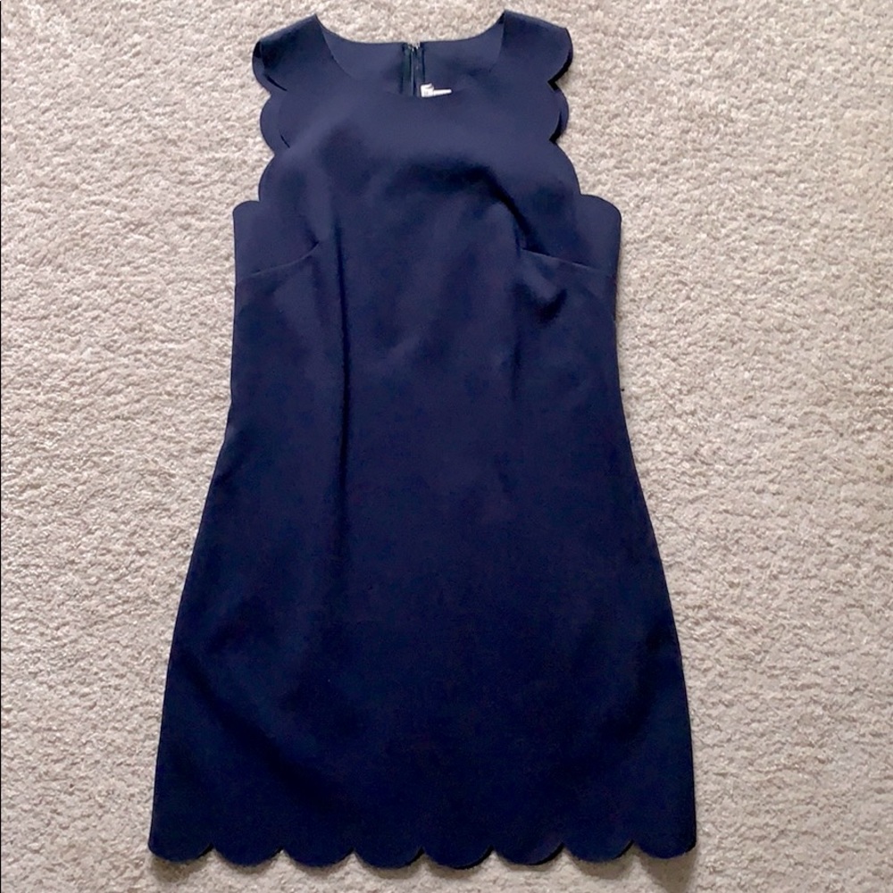 J. Crew Scallop dress